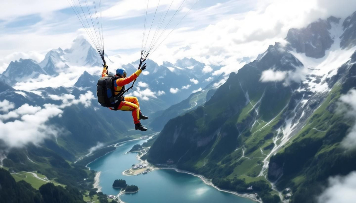 Les meilleures saisons pour pratiquer le parachutisme en région montagneuse
